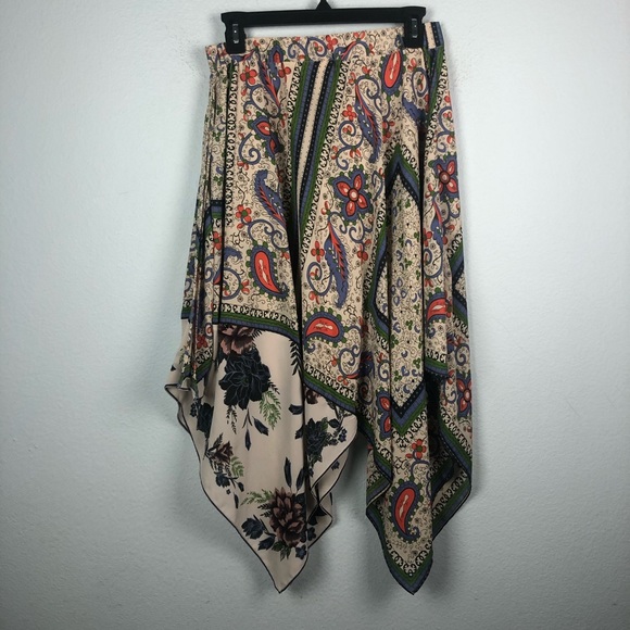 Anthropologie Maeve Far Sun Handkerchief Skirt 2 - Picture 4 of 7